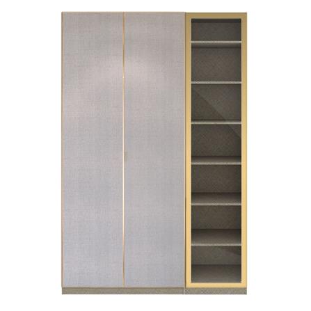 ตู้เสื้อผ้า 3 บานเปิด SB BUILT IN WARDROBE PLUS 59061136 150 ซม. สีขาว