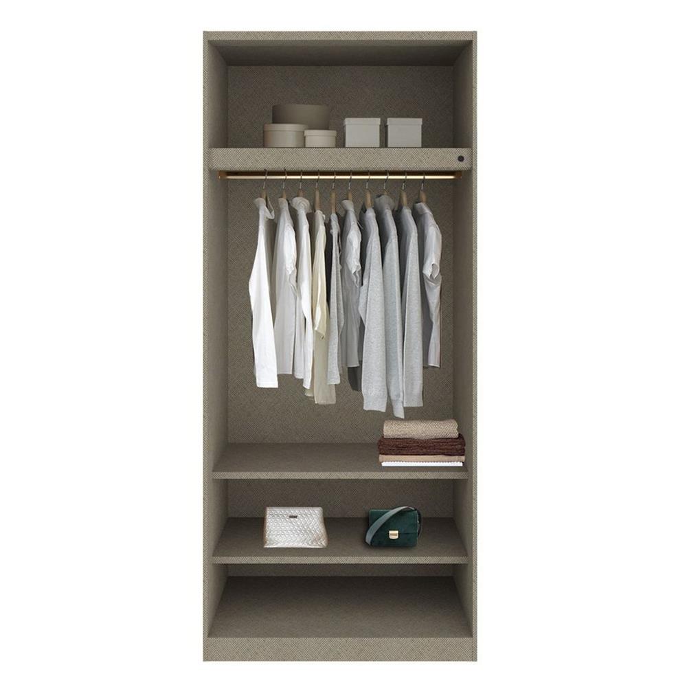 ตู้เสื้อผ้า 2 บานเปิด SB BUILT IN WARDROBE PLUS 59061134 100 ซม. สีขาว