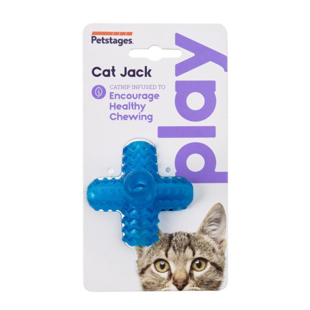 ของเล่นแมว PETSTAGES CAT JACK สีน้ำเงิน