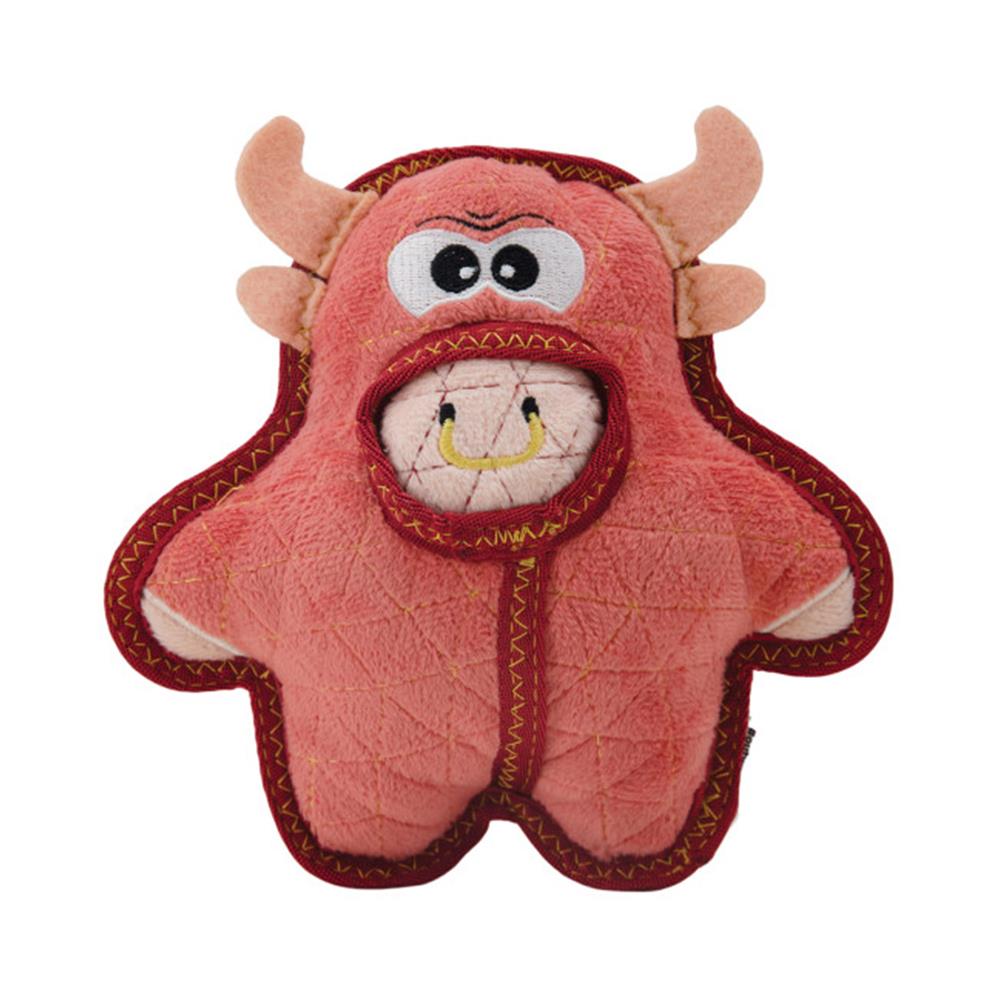 ของเล่นสุนัข OUTWARD HOUND XTREME SEAMZBULLไซซ์ M สีชมพู