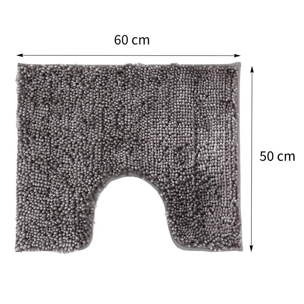 พรมห้องน้ำ HOME LIVING STYLE GRACE 50X60 ซม. สีเทา