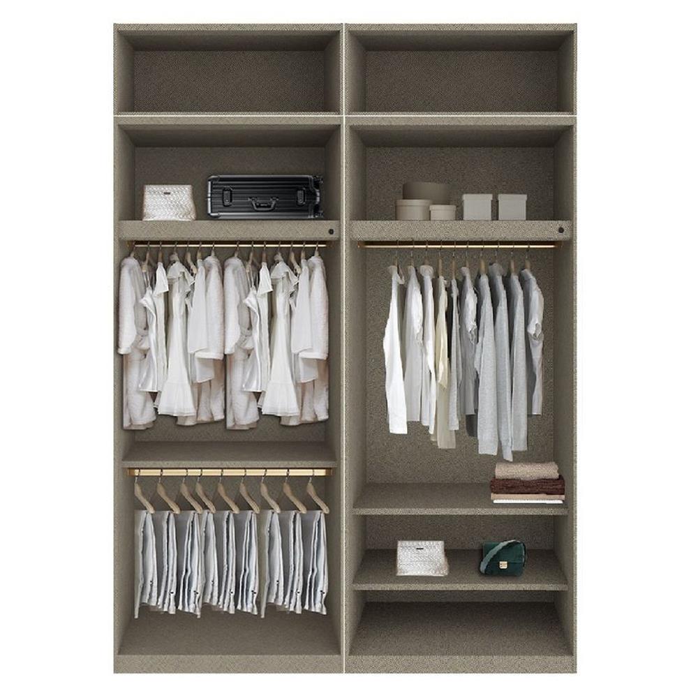 ตู้เสื้อผ้า 4 บานเปิด SB BUILT IN WARDROBE PLUS 59061104 200 ซม. สีขาว