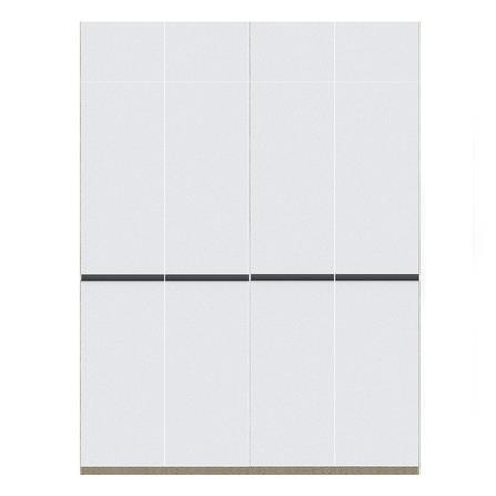 ตู้เสื้อผ้า 4 บานเปิด SB BUILT IN WARDROBE PLUS 59061104 200 ซม. สีขาว