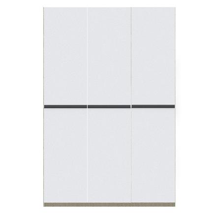 ตู้เสื้อผ้า 3 บานเปิด SB BUILT IN WARDROBE PLUS 59061105 150 ซม. สีขาว