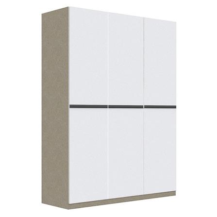 ตู้เสื้อผ้า 3 บานเปิด SB BUILT IN WARDROBE PLUS 59061105 150 ซม. สีขาว_1