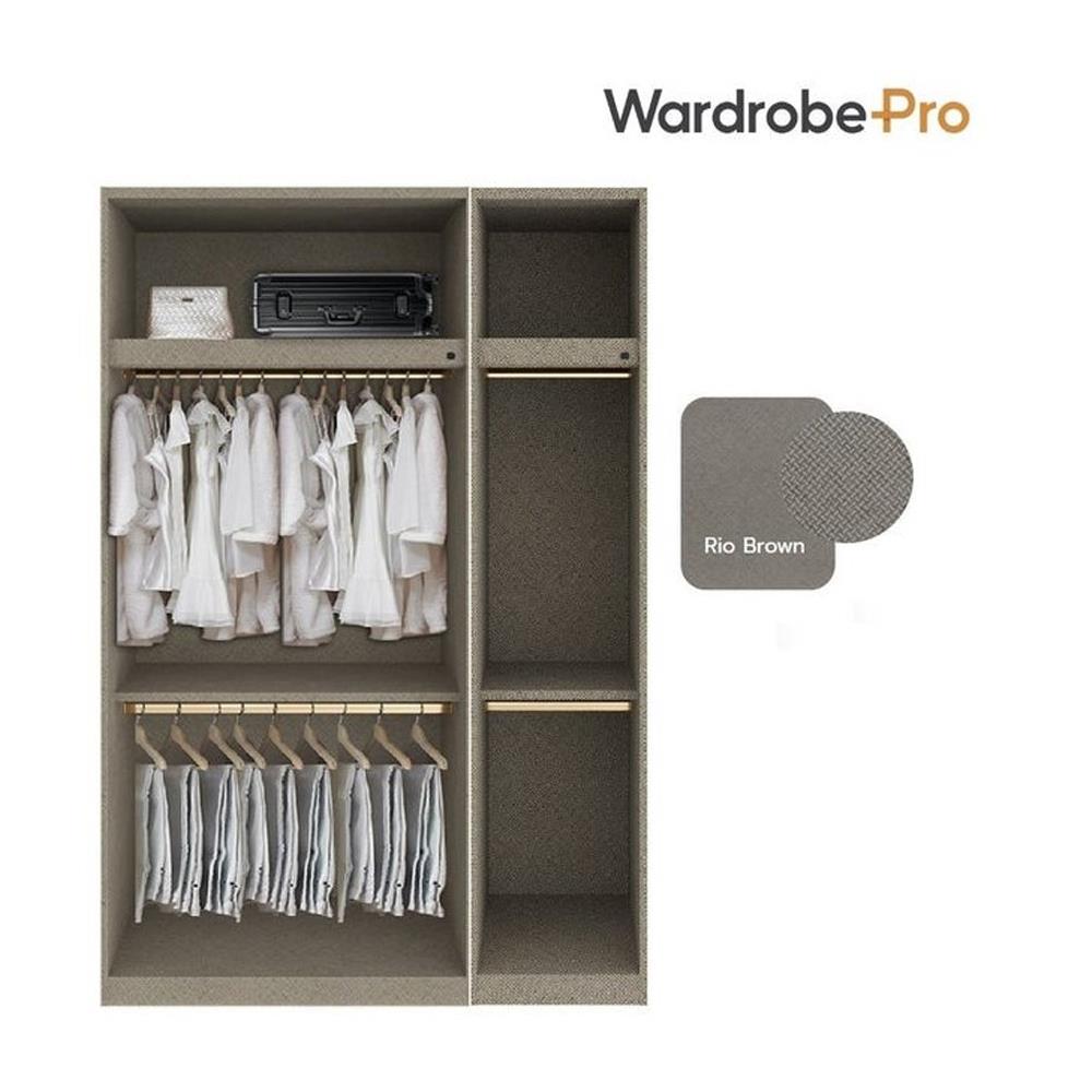 ตู้เสื้อผ้า 3 บานเปิด SB BUILT IN WARDROBE PLUS 59061107 150 ซม. สีไม้อ่อน