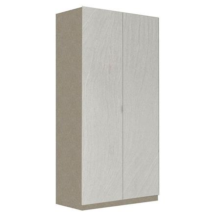 ตู้เสื้อผ้า 2 บานเปิด SB BUILT IN WARDROBE PLUS 59061073 100 ซม. สีเทา_1