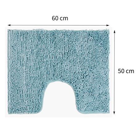 พรมห้องน้ำ HOME LIVING STYLE GRACE 50X60 ซม. สีฟ้า_7