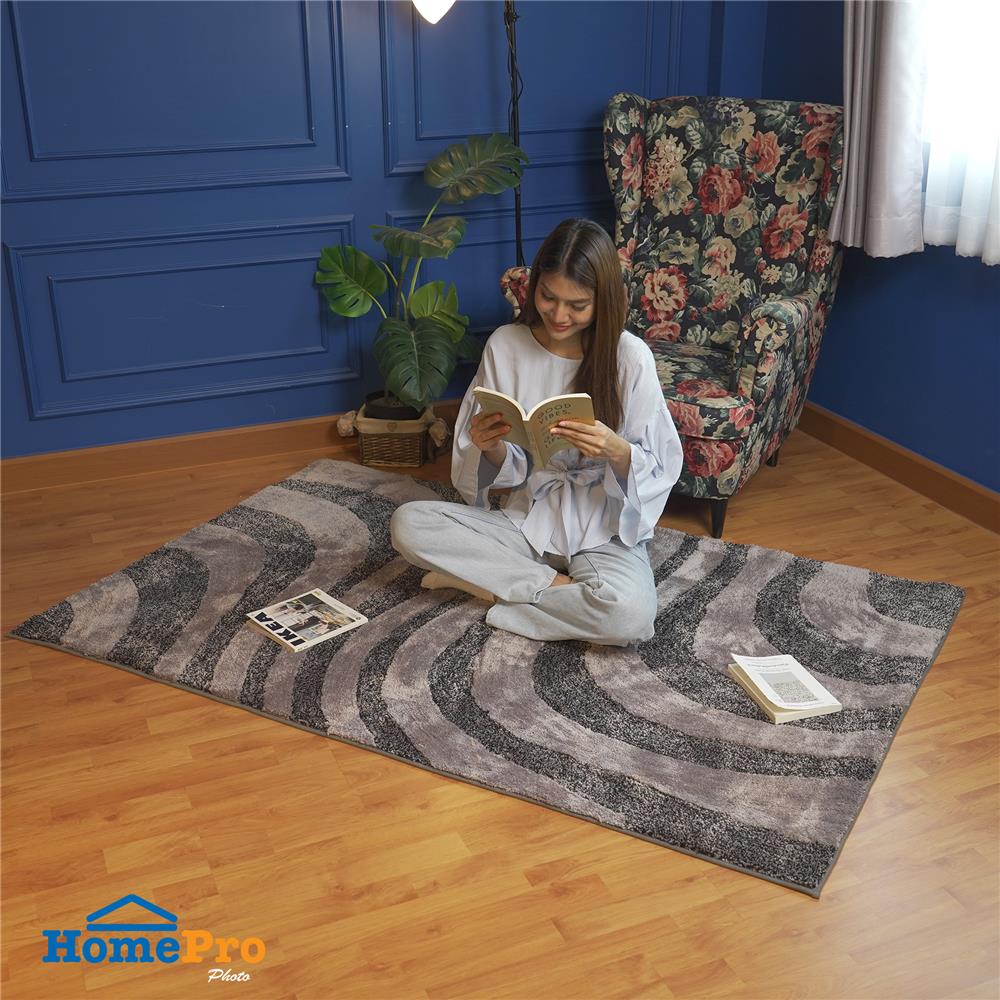 พรม HOME LIVING STYLE LAVA 120X180 ซม. สีเทา