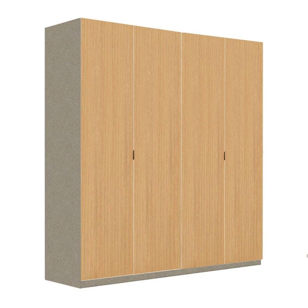 ตู้เสื้อผ้า 4 บานเปิด SB BUILT IN WARDROBE PLUS 59061080 200 ซม. สีไม้อ่อน