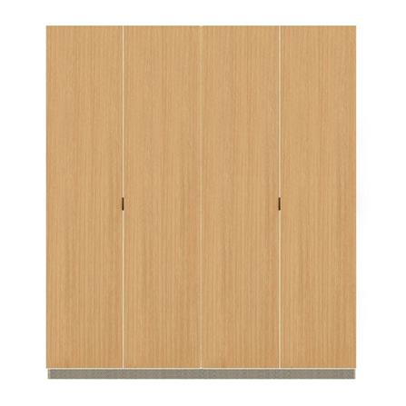 ตู้เสื้อผ้า 4 บานเปิด SB BUILT IN WARDROBE PLUS 59061080 200 ซม. สีไม้อ่อน