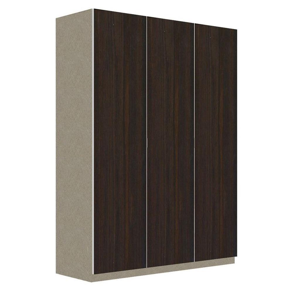 ตู้เสื้อผ้า 3 บานเปิด SB BUILT IN WARDROBE PLUS 59061109 150 ซม. สีไม้เข้ม