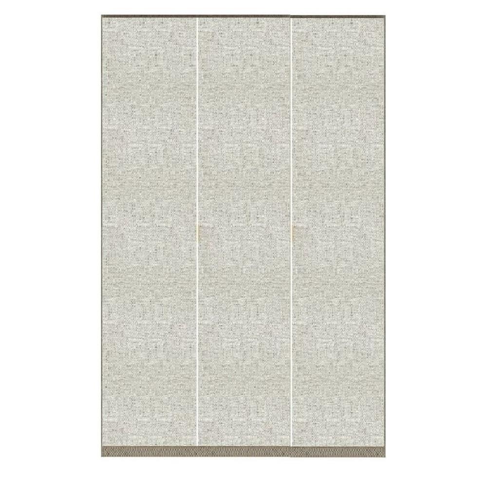 ตู้เสื้อผ้า 3 บานเปิด SB BUILT IN WARDROBE PLUS 59061111 150 ซม. สีเงิน