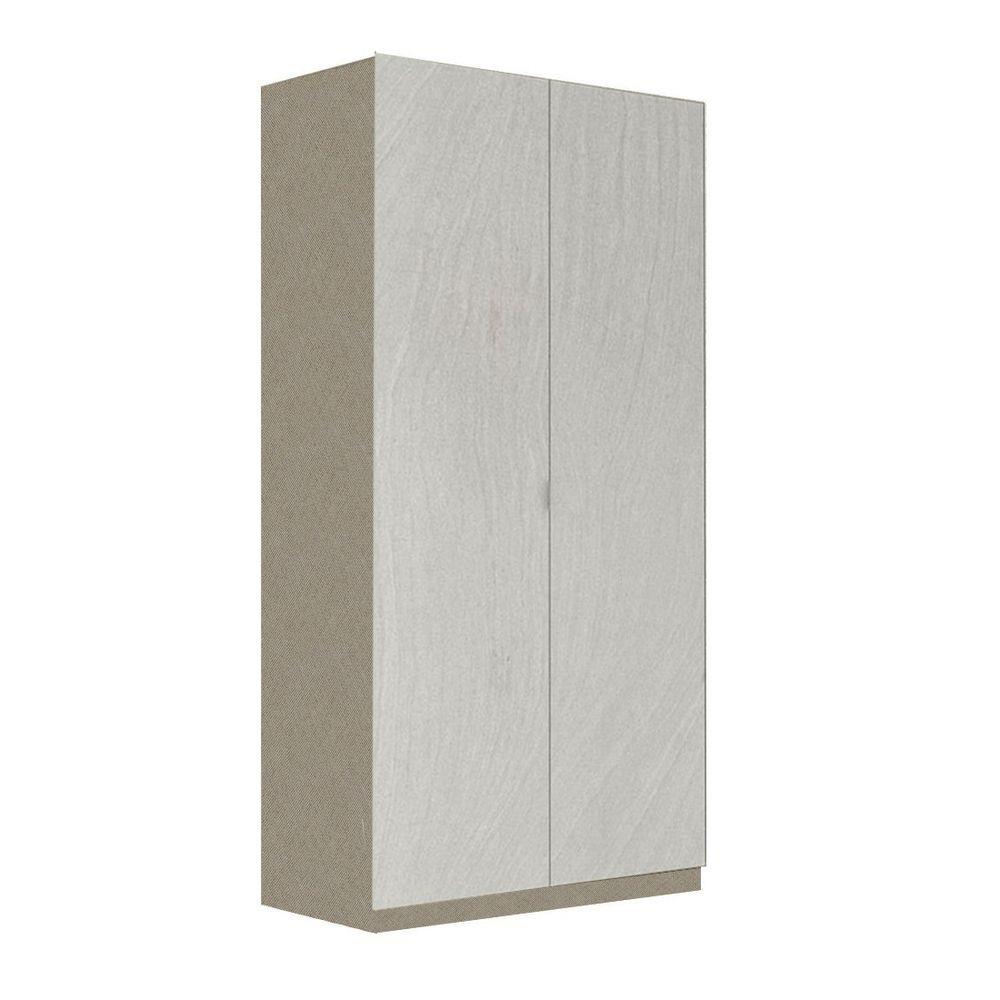 ตู้เสื้อผ้า 2 บานเปิด SB BUILT IN WARDROBE PLUS 59061071 100 ซม. สีเทา