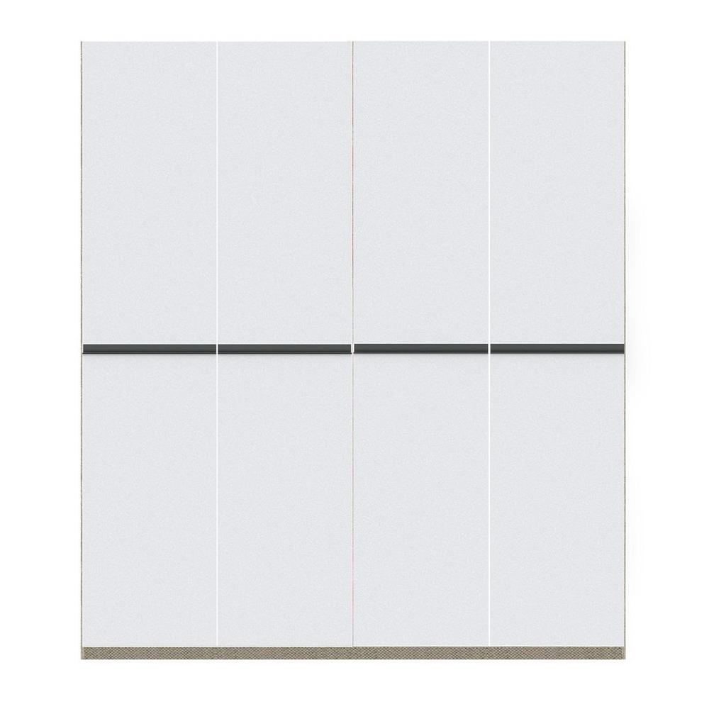 ตู้เสื้อผ้า 4 บานเปิด SB BUILT IN WARDROBE PLUS 59061028 200 ซม. สีขาว