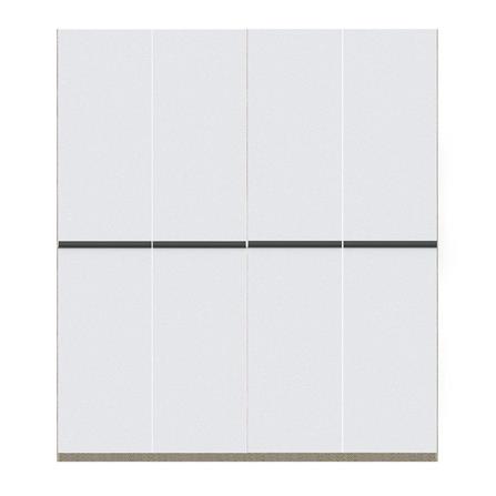 ตู้เสื้อผ้า 4 บานเปิด SB BUILT IN WARDROBE PLUS 59061028 200 ซม. สีขาว