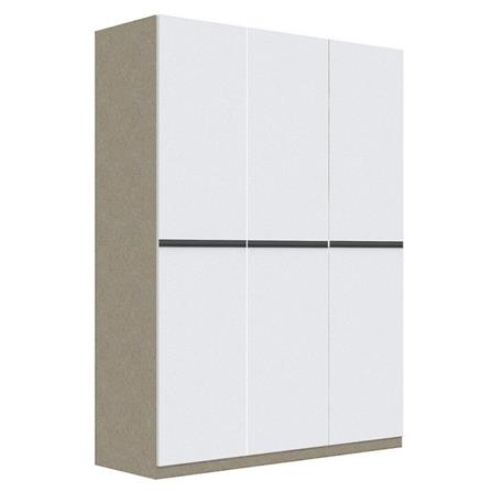 ตู้เสื้อผ้า 3 บานเปิด SB BUILT IN WARDROBE PLUS 59061106 150 ซม. สีขาว_1