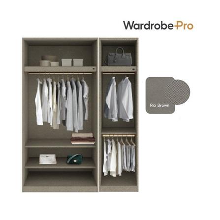 ตู้เสื้อผ้า 3 บานเปิด SB BUILT IN WARDROBE PLUS 59061106 150 ซม. สีขาว_2