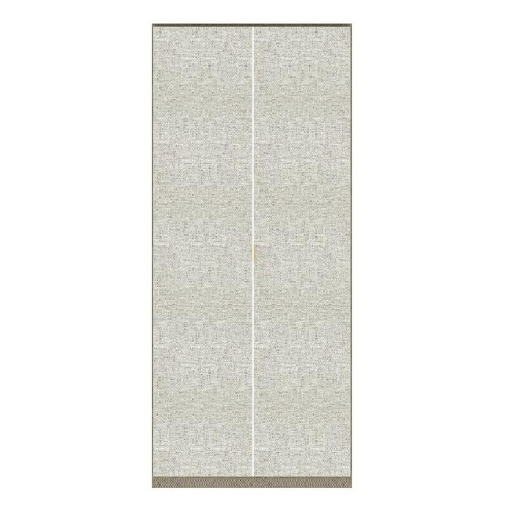 ตู้เสื้อผ้า 2 บานเปิด SB BUILT IN WARDROBE PLUS 59061063 100 ซม. สีเงิน