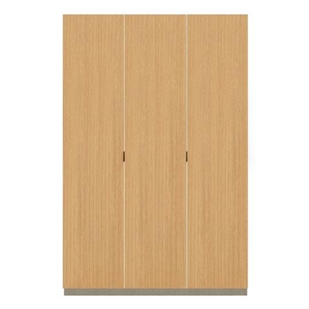 ตู้เสื้อผ้า 3 บานเปิด SB BUILT IN WARDROBE PLUS 59061113 150 ซม. สีไม้อ่อน