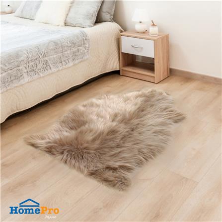 พรมขนแกะเทียม BENETTA ALICIA 60X90 ซม. สีน้ำตาล_7