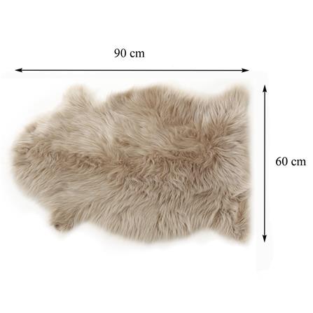 พรมขนแกะเทียม BENETTA ALICIA 60X90 ซม. สีน้ำตาล_9