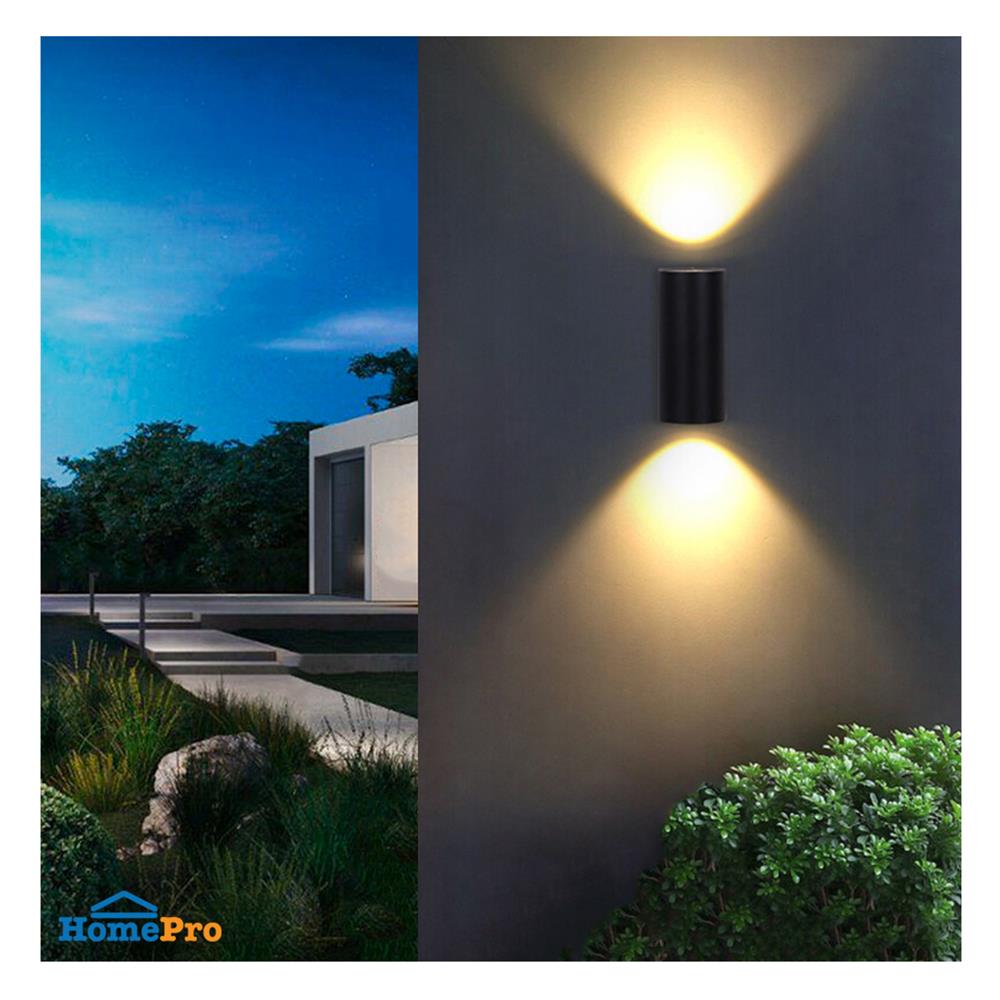 ไฟผนังภายนอก L&E 36-01912 สีดำ