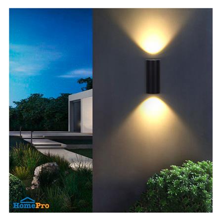 ไฟผนังภายนอก L&E 36-01912 สีดำ_4