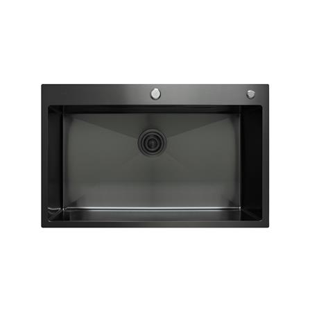 ซิงค์ฝัง 1 หลุม LUCKY FLAME EUB-0851 สีดำ