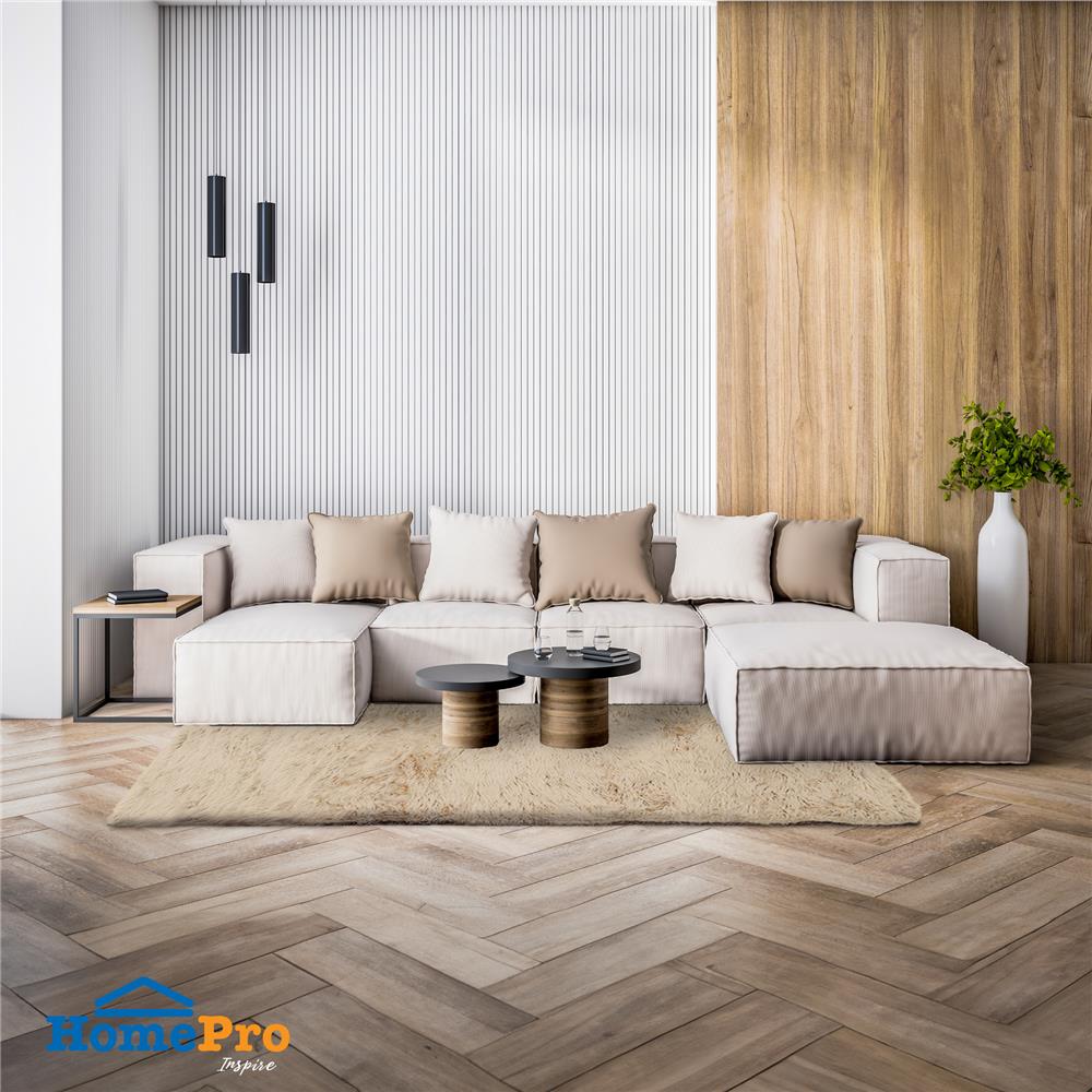 พรมขนแกะเทียม BENETTA ALICIA 120X180 ซม. สีน้ำตาล