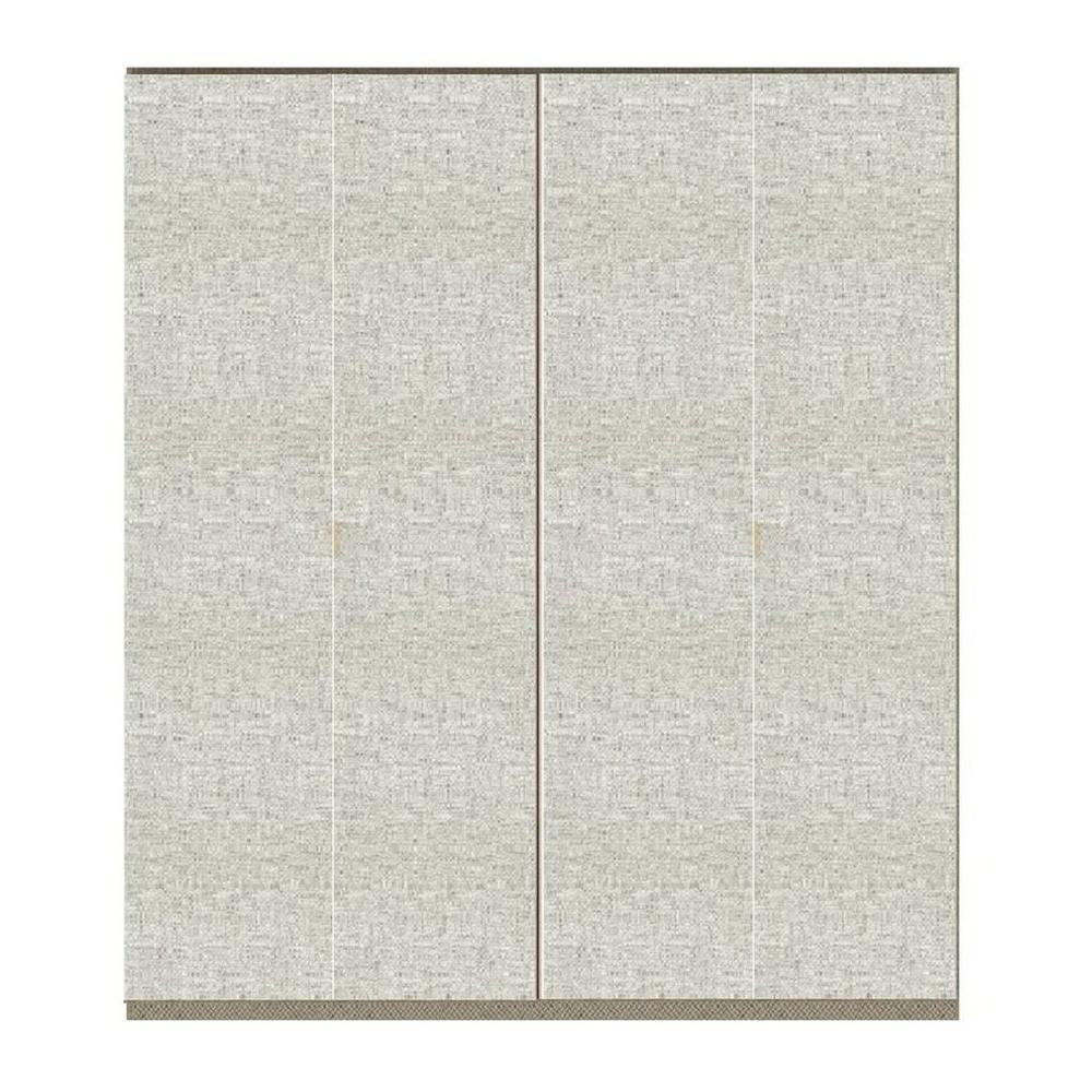 ตู้เสื้อผ้า 4 บานเปิด SB BUILT IN WARDROBE PLUS 59060945 200 ซม. สีเงิน