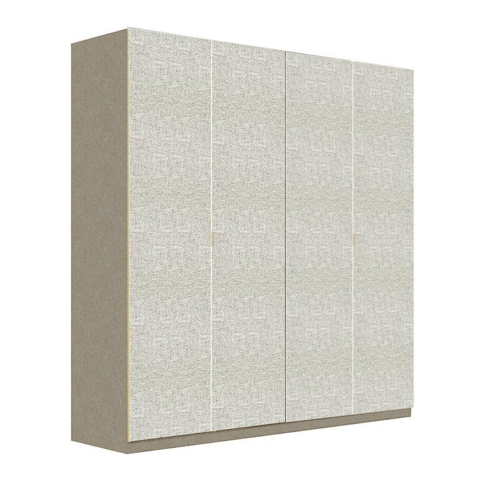 ตู้เสื้อผ้า 4 บานเปิด SB BUILT IN WARDROBE PLUS 59060945 200 ซม. สีเงิน