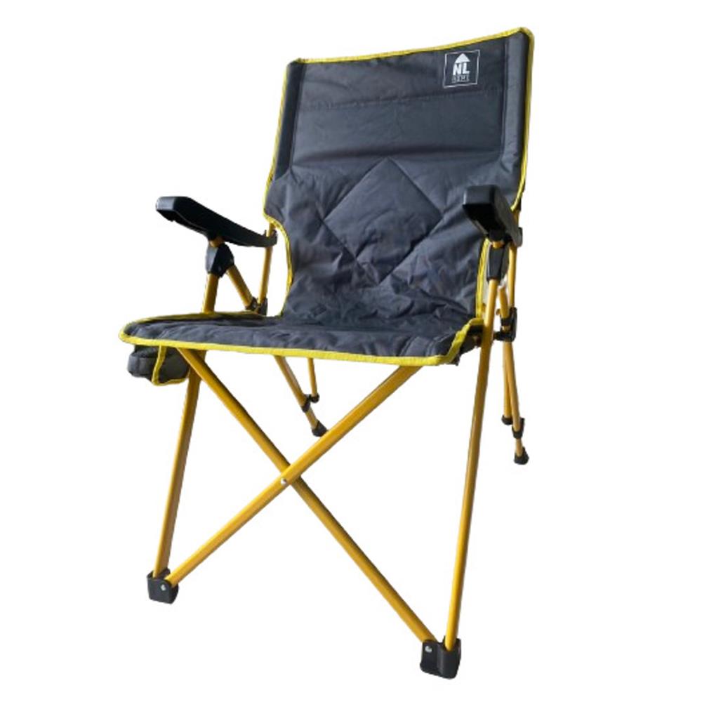 เก้าอี้สนาม NL HOME ZZ3002 สีเทา/เหลือง
