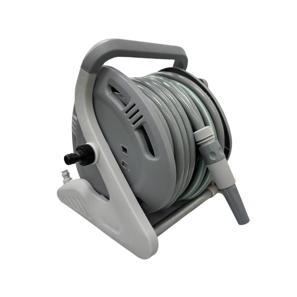 สายยางโรล SPRING W-09 1/2 นิ้ว X 20 ม. สีเทาเขียว