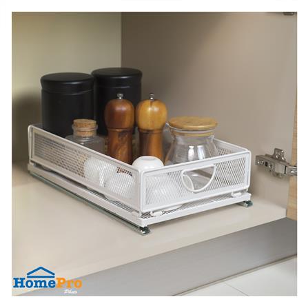 ตะกร้าในตู้ครัวมีรางเลื่อน KECH INSPACE SIZE S 40x24x10 ซม._4