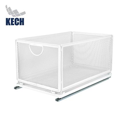 ตะกร้าในตู้ครัวมีรางเลื่อน KECH INSPACE SIZE L 40x24x21.2 ซม._0