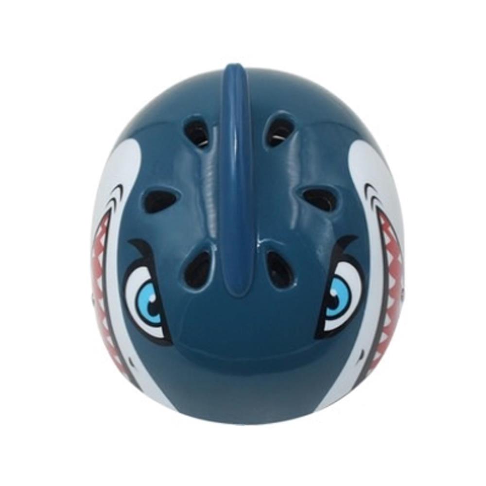หมวกจักรยานเด็ก Q ABSOLUTE FCJ-103 ลายฉลาม สีน้ำเงิน