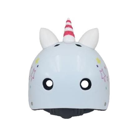 หมวกจักรยานเด็ก Q ABSOLUTE FCJ-103 ลายม้ายูนิคอร์น สีขาว_3