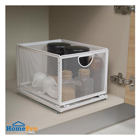 ตะกร้าในตู้ครัวมีรางเลื่อน KECH INSPACE SIZE L 30x24x21.2 ซม._3