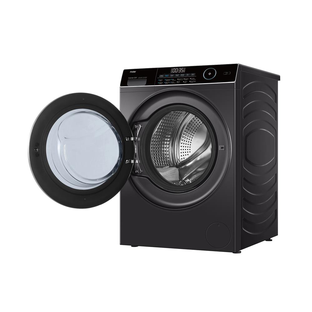 เครื่องซักอบผ้าฝาหน้า HAIER HWD130-BP14959S8 13/8 กก. 1400RPM อินเวอร์เตอร์ สีเทาเข้ม