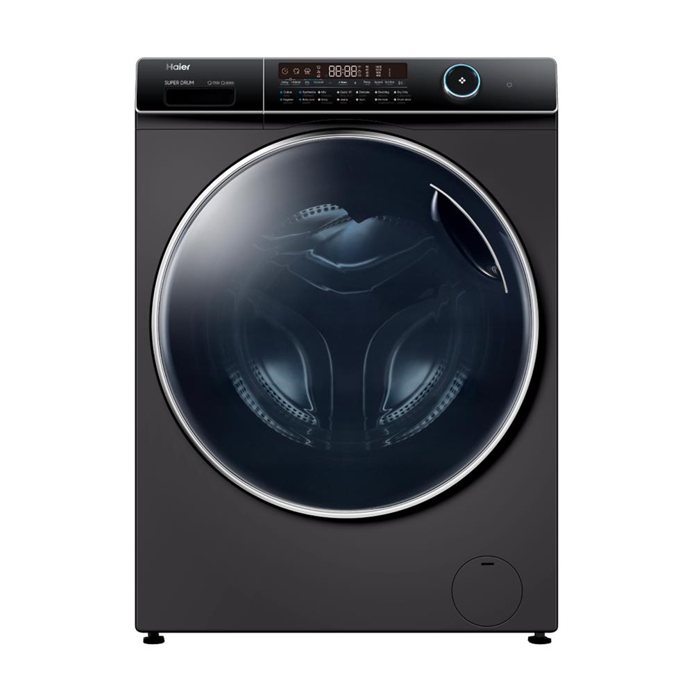 เครื่องซักอบผ้าฝาหน้า HAIER HWD150-BP14986ES8U1 15/10 กก. 1400RPM อินเวอร์เตอร์ สีเทาเข้ม