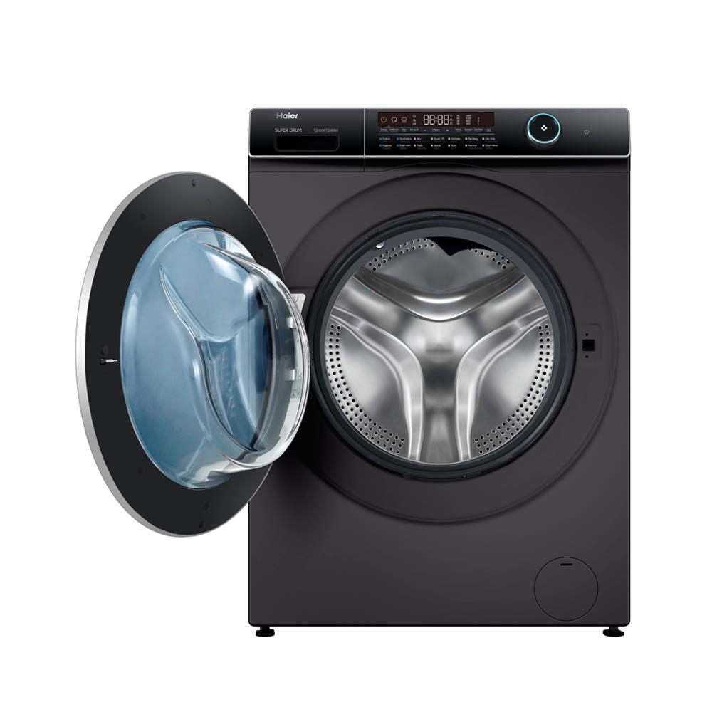 เครื่องซักอบผ้าฝาหน้า HAIER HWD150-BP14986ES8U1 15/10 กก. 1400RPM อินเวอร์เตอร์ สีเทาเข้ม