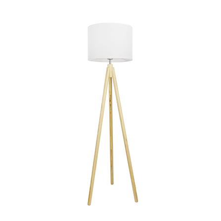 ไฟตั้งพื้น CARINI F190273 สีขาว/ลายไม้ 1 หัว_1