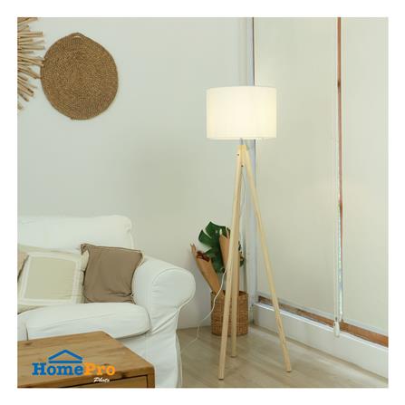 ไฟตั้งพื้น CARINI F190273 สีขาว/ลายไม้ 1 หัว_4