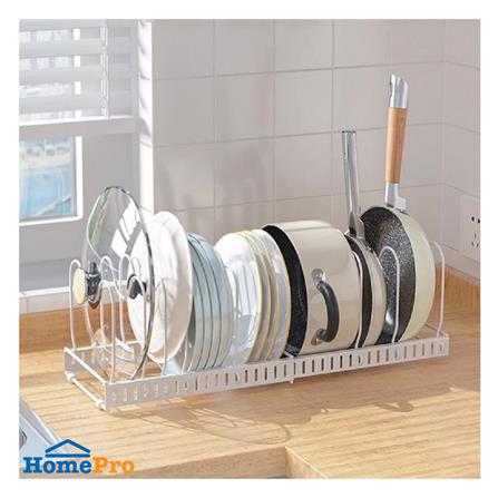 ชั้นวางกระทะและฝาหม้อแบบปรับขนาดได้ 30-58.5 ซม. KECH_5