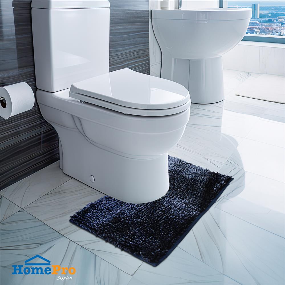 พรมห้องน้ำ HOME LIVING STYLE GRACE 50X60 ซม. สีน้ำเงิน