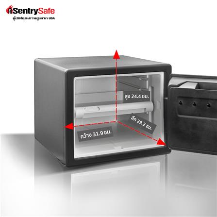 ตู้นิรภัย SENTRYSAFE SFW082GTC สีดำ_5