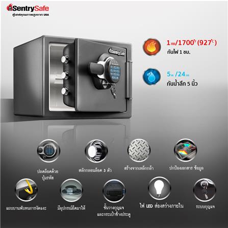 ตู้นิรภัย SENTRYSAFE SFW082GTC สีดำ_2