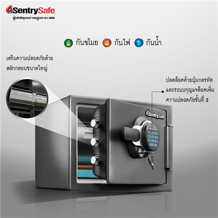 ตู้นิรภัย SENTRYSAFE SFW082GTC สีดำ_3
