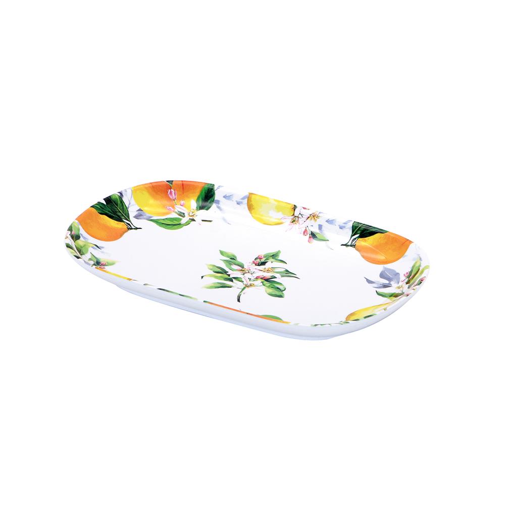 จานเมลามีนเปลเหลี่ยม 8.5 นิ้ว KECH LEMON TREE